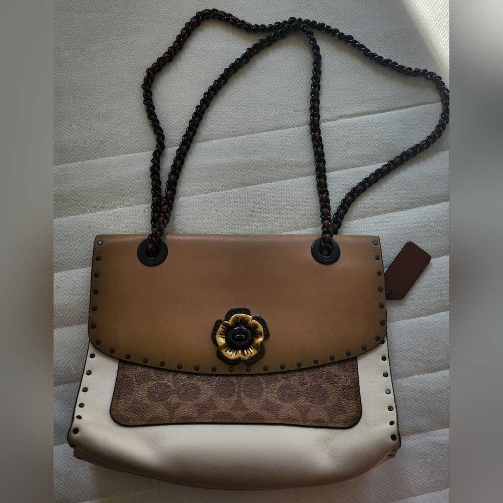 Coach Bag, brown beige